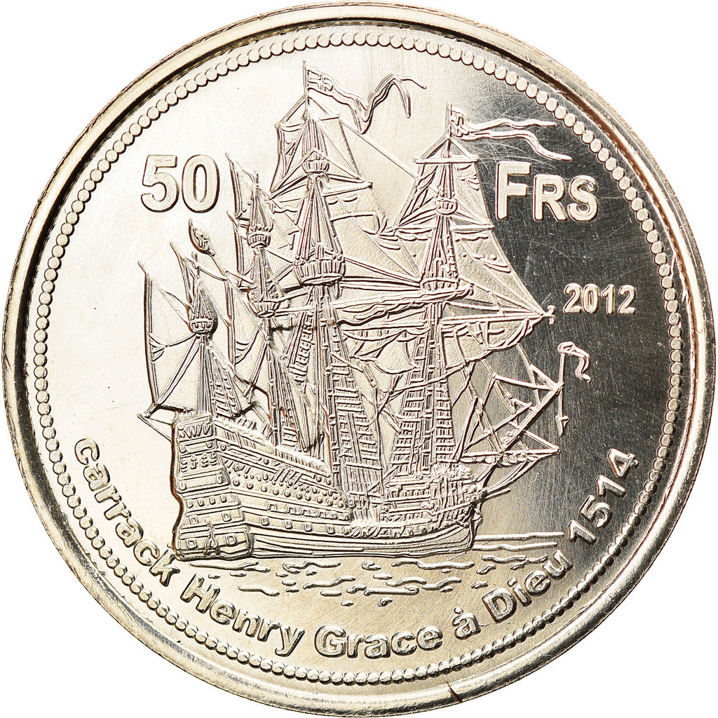 Coin, France, 50 Francs, 2012, Europa, MS(63), Cupro-nickel Aluminium