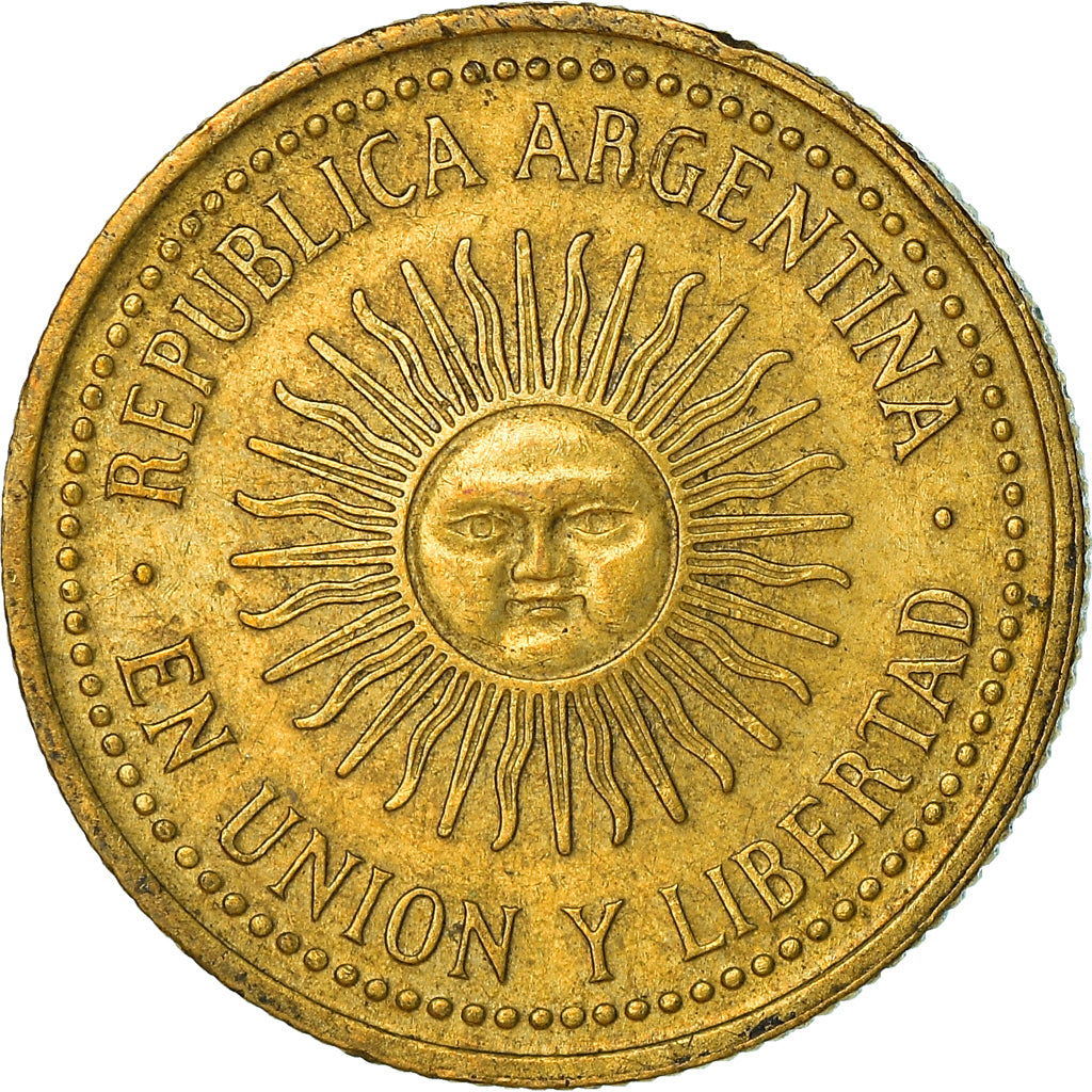 Coin, Argentina, 5 Centavos, 1992, EF(40-45), Aluminum-Bronze, KM:109