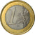 Monaco, Euro, 2001, MS(63), Bi-Metallic, KM:173