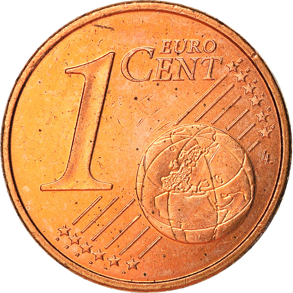 Monaco, Euro Cent, 2001, Paris, MS(63), Copper Plated Steel, KM:167