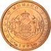 Monaco, Euro Cent, 2001, Paris, MS(63), Copper Plated Steel, KM:167