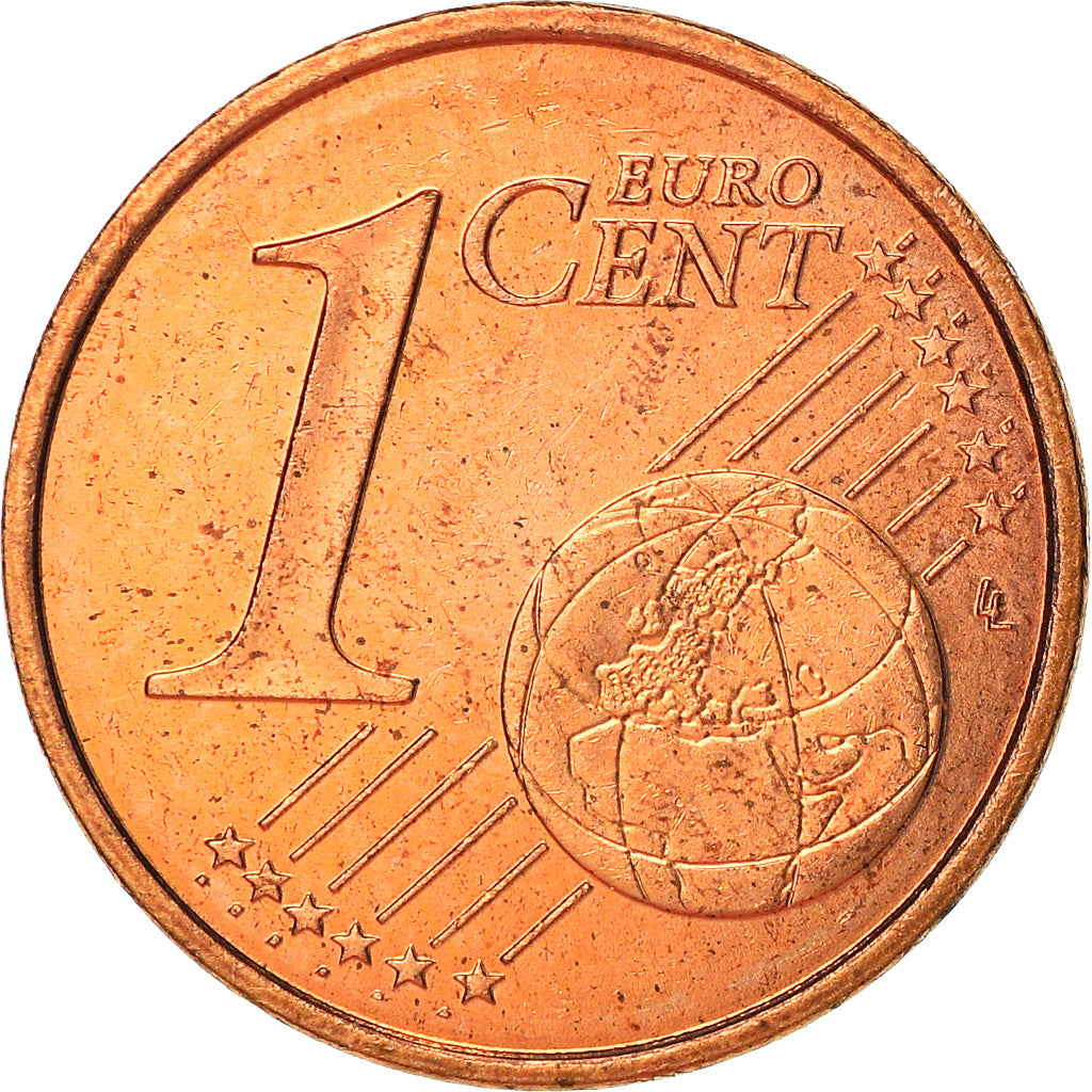 Monaco, Euro Cent, 2001, Paris, MS(63), Copper Plated Steel, KM:167