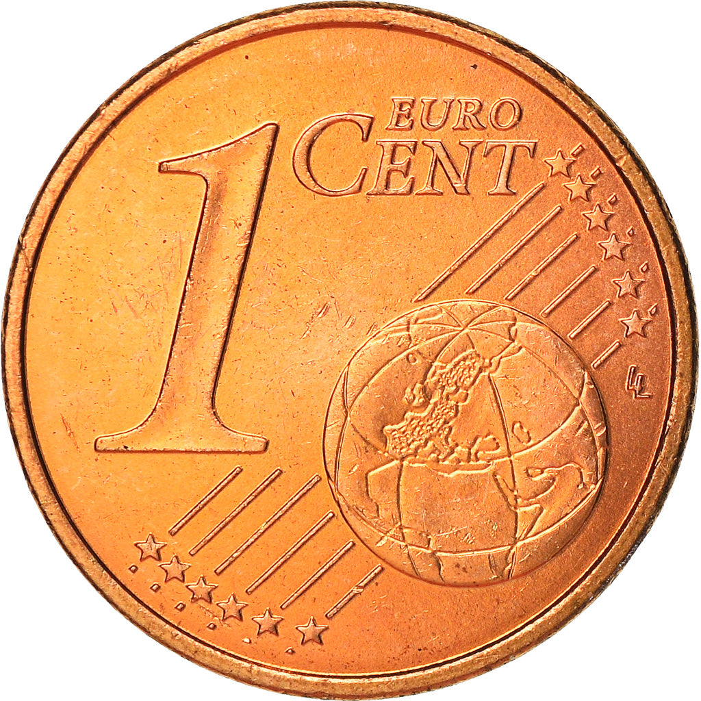 Monaco, Euro Cent, 2001, Paris, UNZ, Copper Plated Steel, KM:167