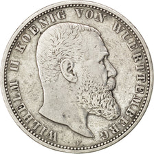 Coin, German States, WURTTEMBERG, Wilhelm II, 5 Mark, 1904, Freudenstadt