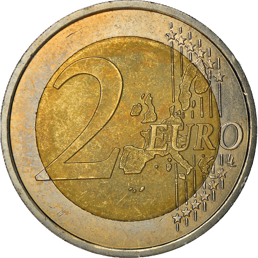 Monaco, 2 Euro, 2001, EF(40-45), Bi-Metallic, KM:174