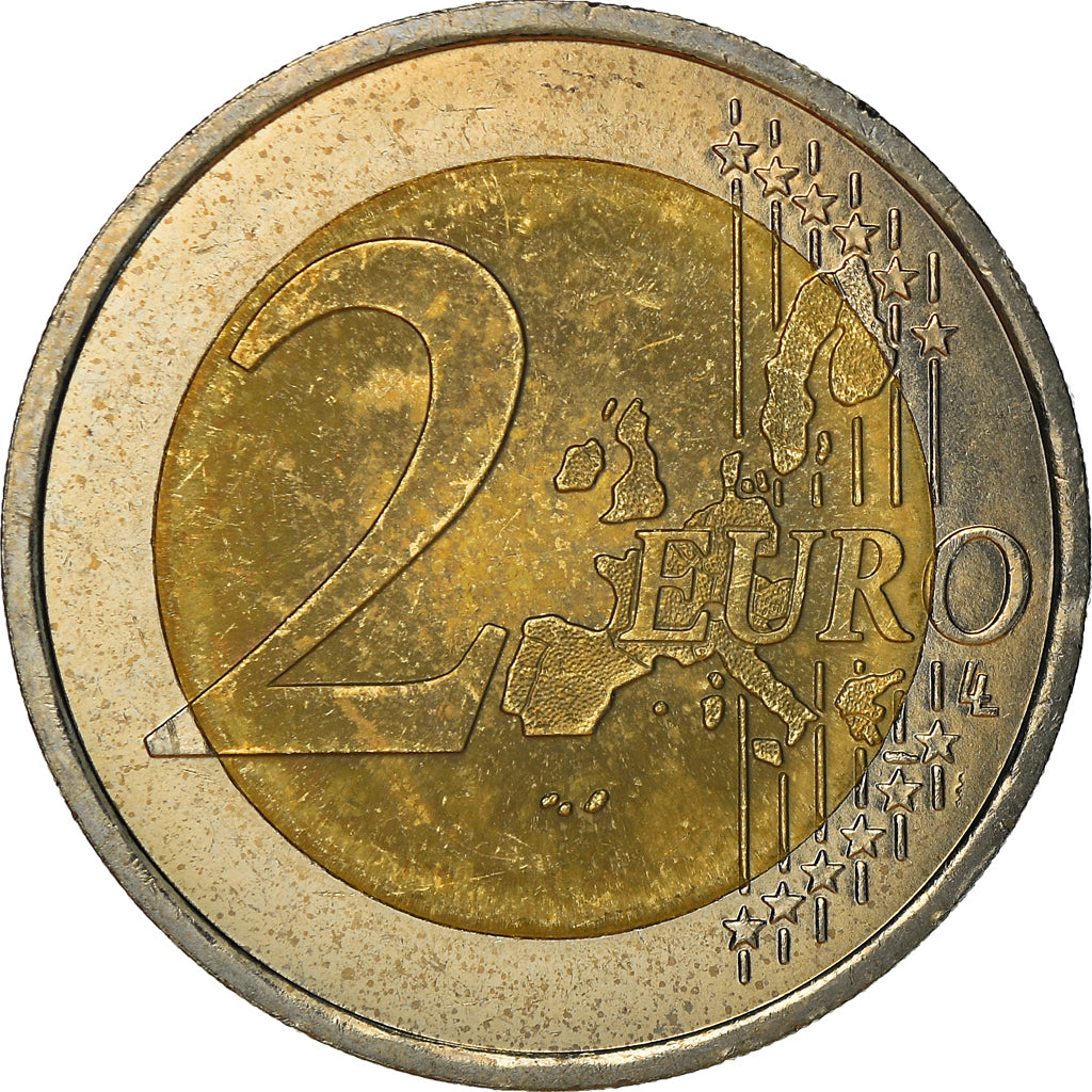 Monaco, 2 Euro, 2001, EF(40-45), Bi-Metallic, KM:174