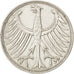 Coin, GERMANY - FEDERAL REPUBLIC, 5 Mark, 1958, Hambourg, EF(40-45), Silver