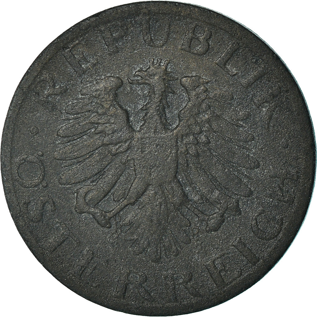 Coin, Austria, Groschen, 1947, EF(40-45), Zinc, KM:2873