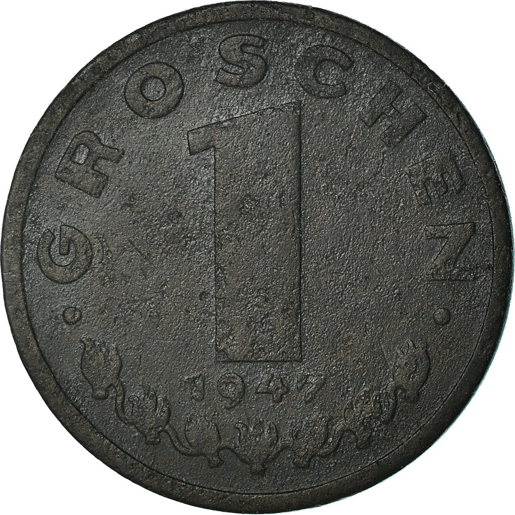 Coin, Austria, Groschen, 1947, EF(40-45), Zinc, KM:2873
