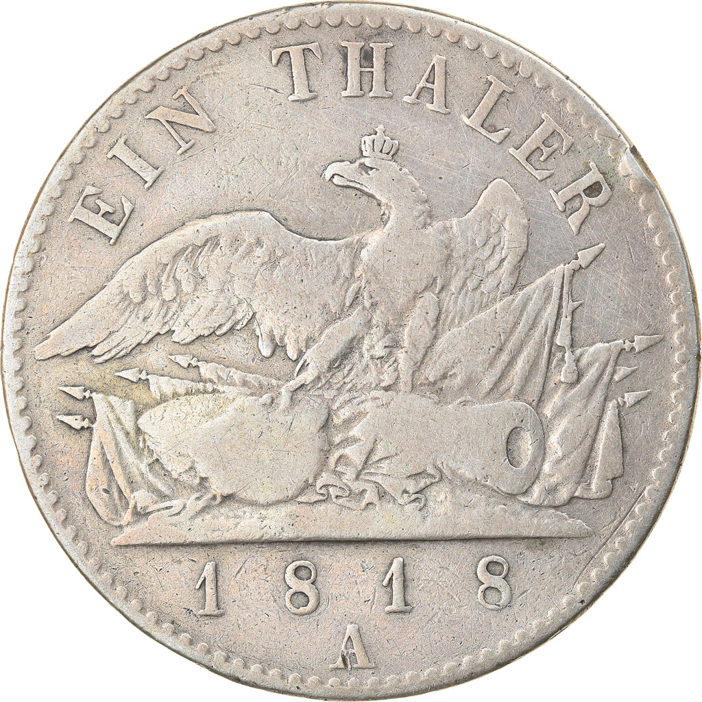 Coin, German States, PRUSSIA, Friedrich Wilhelm III, Thaler, 1818, Berlin