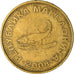 Coin, Macedonia, 2 Denari, 2008, EF(40-45), Brass, KM:3