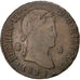 SPAIN, 8 Maravedis, 1832, Segovia, KM #486.1, VF(30-35), Copper, 11.66