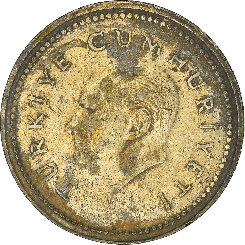 Moneda, Turquía, 5000 Lira, 1993, BC+, Níquel - bronce, KM:1025