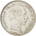 DENMARK, Krone, 1892, Copenhagen, KM #797.1, AU(55-58), Silver, 7.50