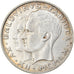Moneta, Belgia, 50 Francs, 50 Frank, 1960, MS(60-62), Srebro, KM:152.1