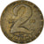 Moneda, Hungría, 2 Forint, 1978, Budapest, MBC, Latón, KM:591