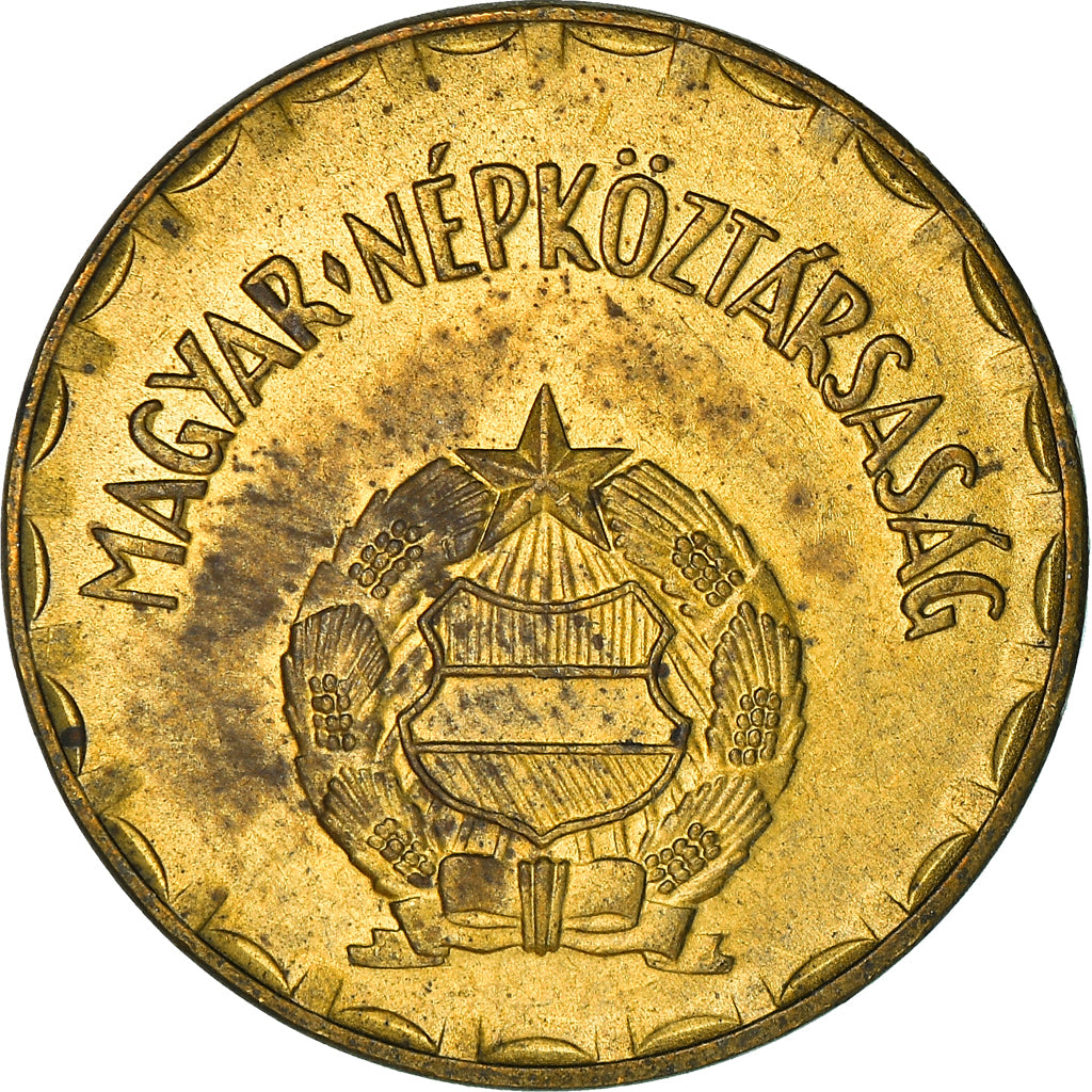 Coin, Hungary, 2 Forint, 1984, Budapest, EF(40-45), Brass, KM:591