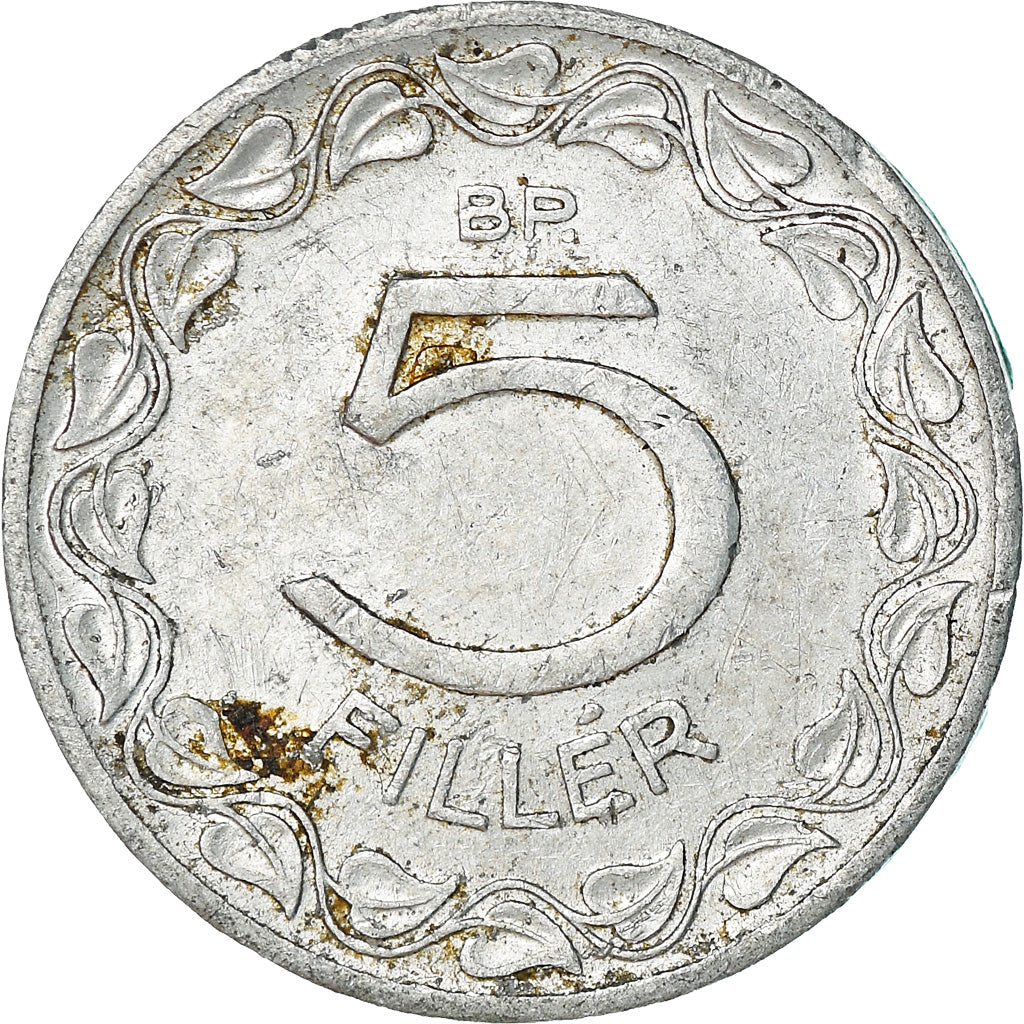 Coin, Hungary, 5 Filler, 1960, Budapest, EF(40-45), Aluminum, KM:549
