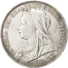 Great Britain, 1 Crown, 1896, KM #783, EF(40-45), Silver, 38.61, 28.30