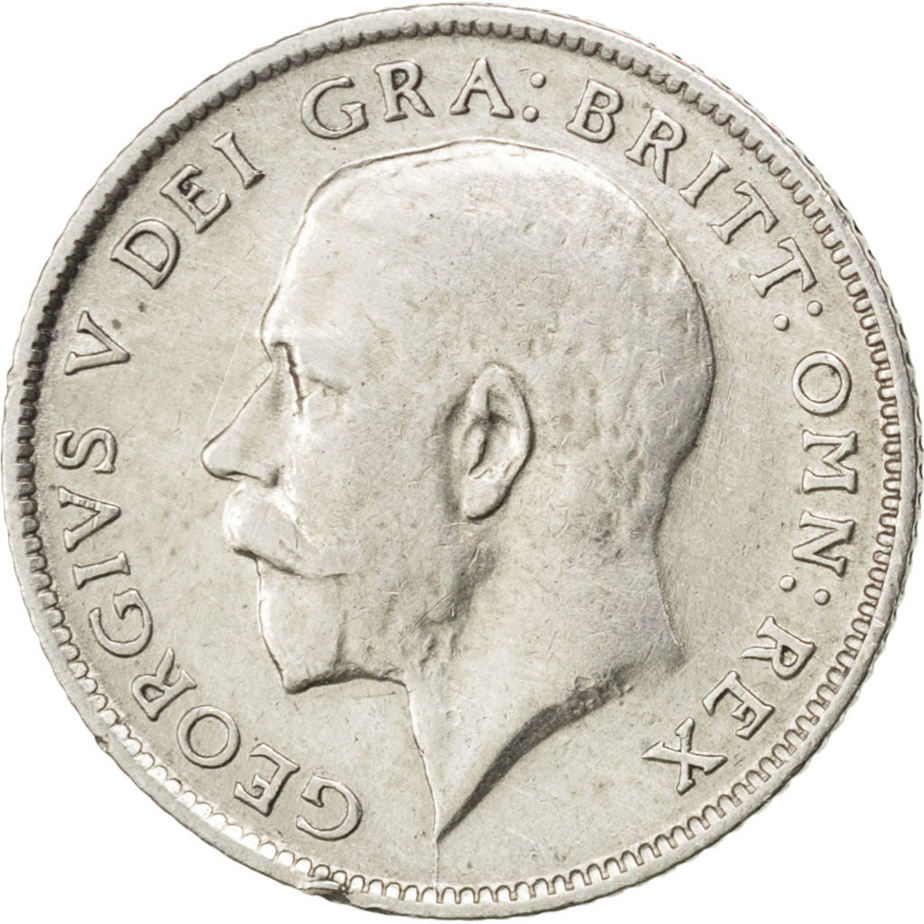 Great Britain, 6 Pence, 1915, KM #815, VF(30-35), Silver, 19.5, 2.79