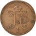 Moneda, Rusia, Nicholas I, 3 Kopeks, 1841, Ekaterinbourg, BC+, Cobre, KM:146.1