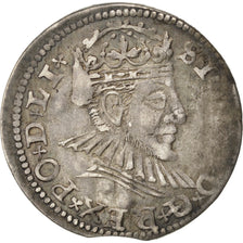 Pologne, Livonie, Sigismond III, 3 Gros 1590
