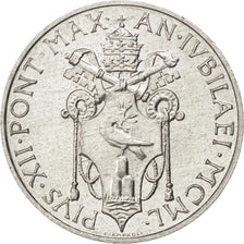 VATICAN CITY, Lira, 1950, KM #44, AU(55-58), Aluminum, 21.5, 1.26