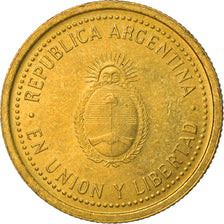 Coin, Argentina, 10 Centavos, 2006, EF(40-45), Brass plated steel, KM:107a