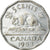 Moeda, Canadá, Elizabeth II, 5 Cents, 1953, Royal Canadian Mint, Ottawa
