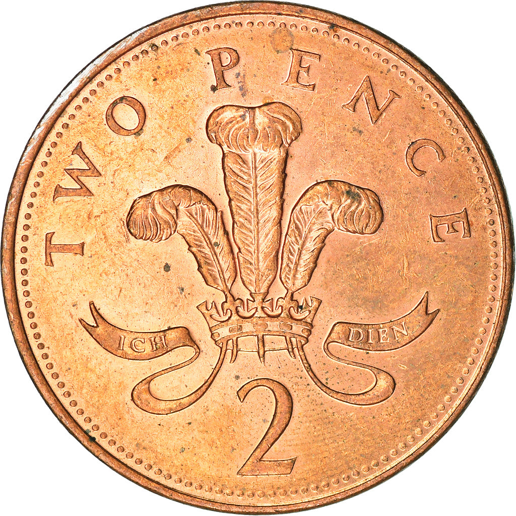 Coin, Great Britain, Elizabeth II, 2 Pence, 2007, EF(40-45), Copper Plated
