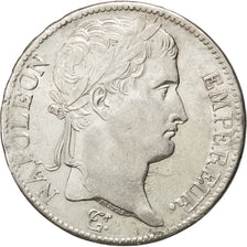 FRANCE, Napoléon I, 5 Francs, 1812, Rouen, KM #694.2, AU(50-53), Silver, Gadoury