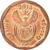 Moneta, Sudafrica, 10 Cents, 2015, Pretoria, BB, Acciaio placcato in bronzo