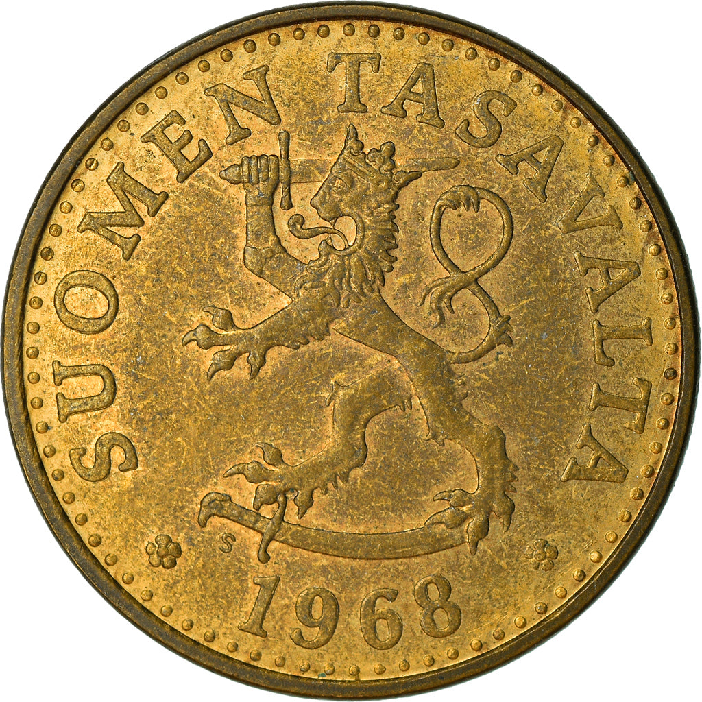 Monnaie, Finlande, 20 Pennia, 1968, TTB, Aluminum-Bronze, KM:47