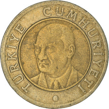 Coin, Turkey, New Lira, 2008, Istanbul, EF(40-45), Bi-Metallic, KM:1169