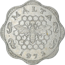 Coin, Malta, 3 Mils, 1972, British Royal Mint, EF(40-45), Aluminum, KM:6