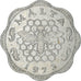 Coin, Malta, 3 Mils, 1972, British Royal Mint, EF(40-45), Aluminum, KM:6
