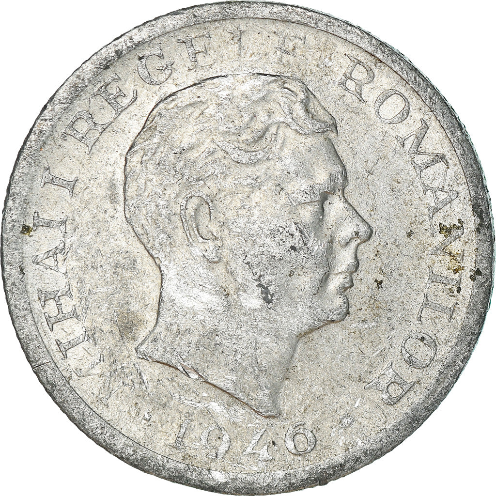 Coin, Romania, Mihai I, 500 Lei, 1946, VF(30-35), Aluminum, KM:68