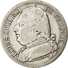 FRANCE, Louis XVIII, 5 Francs, 1815, Toulouse, KM #702.9, VF(30-35), Silver,...