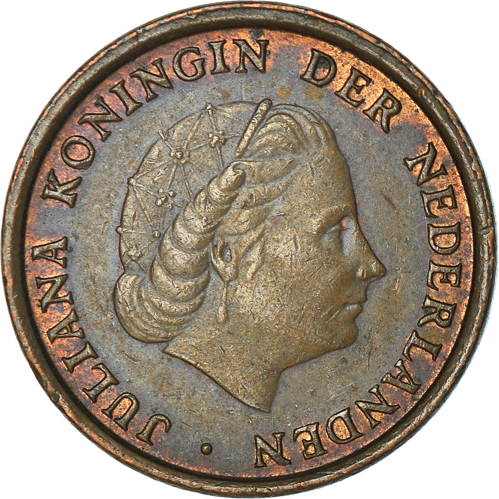 Moneta, Holandia, Juliana, Cent, 1978, EF(40-45), Bronze, KM:180
