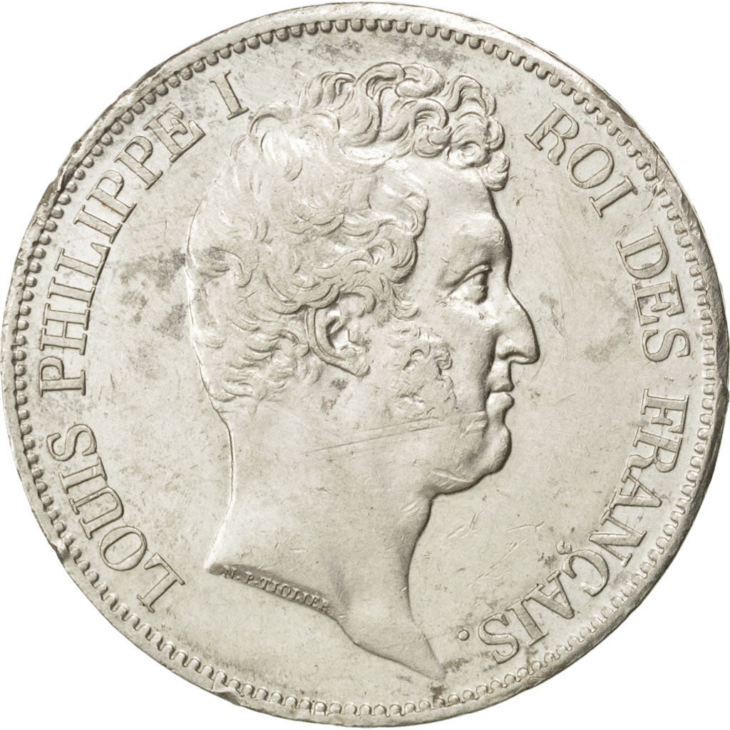 FRANCE, Louis-Philippe, 5 Francs, 1831, Paris, KM #735.1, EF(40-45), Silver,...