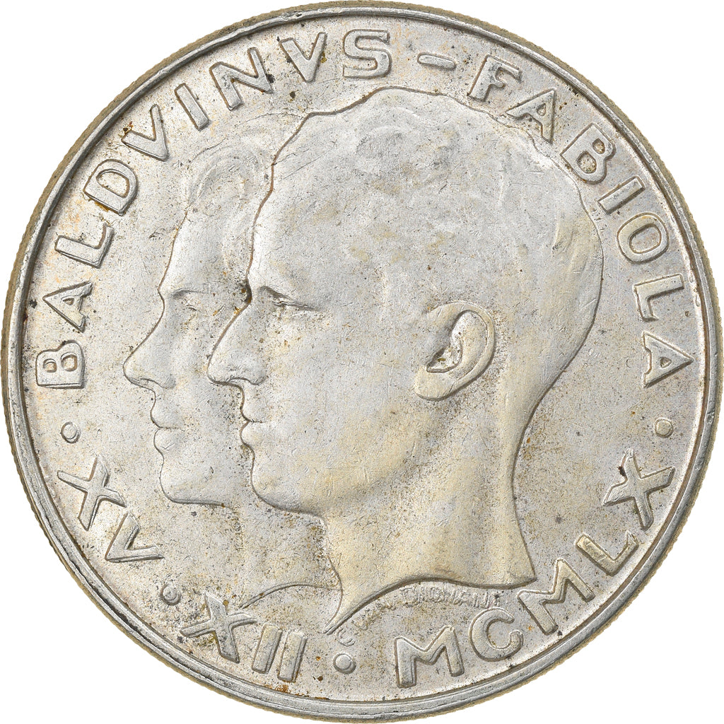 Monnaie, Belgique, 50 Francs, 50 Frank, 1960, Bruxelles, TTB, Argent, KM:152.1