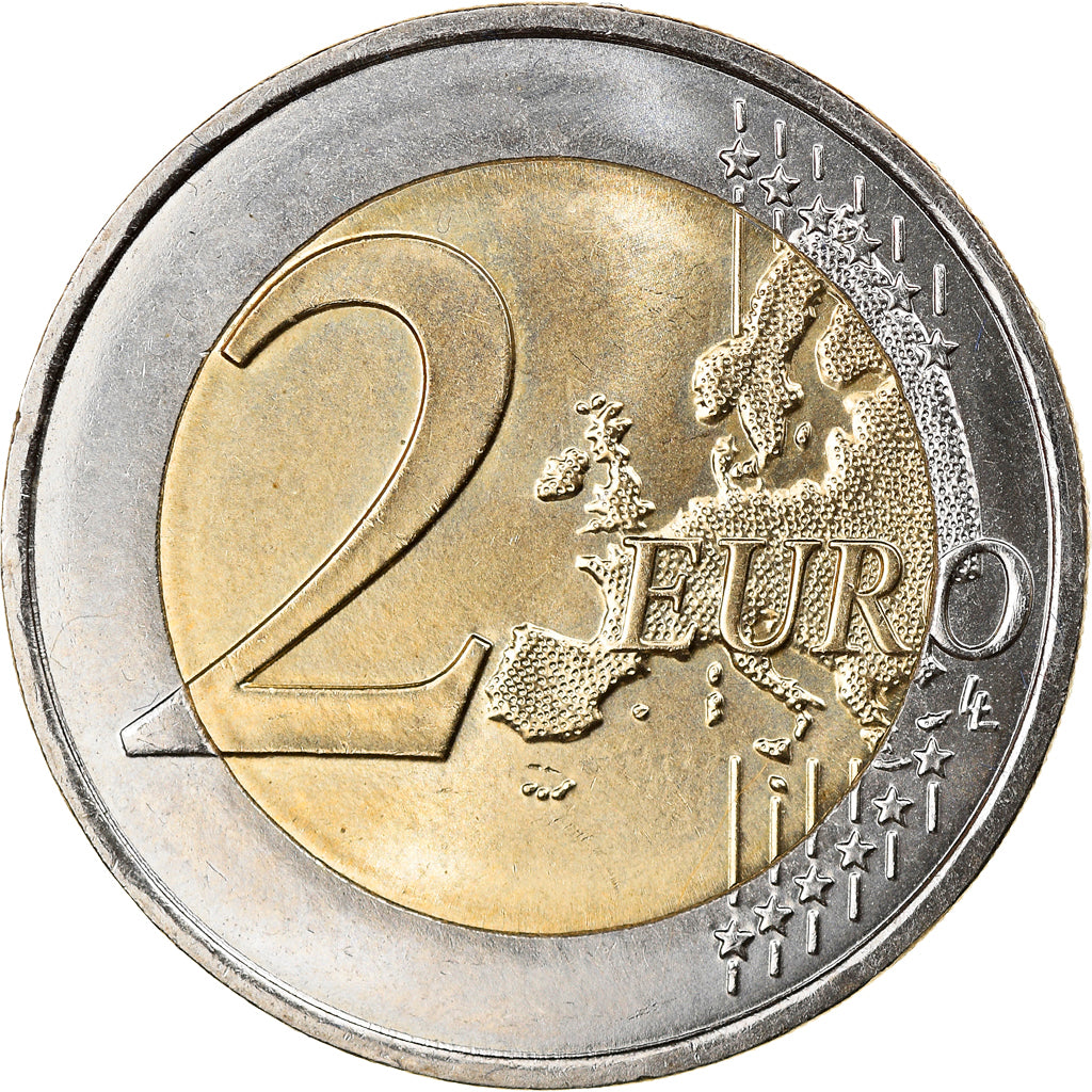 Monaco, 2 Euro, 2015, Paris, AU(55-58), Bi-Metallic, Gadoury:MC 195, KM:New