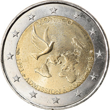 Monaco, 2 Euro, Admission à l'ONU, 2013, MS(63), Bi-Metallic, Gadoury:MC 205