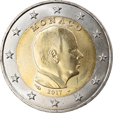 Monaco, 2 Euro, 2017, AU(55-58), Bi-Metallic, Gadoury:MC 195, KM:New