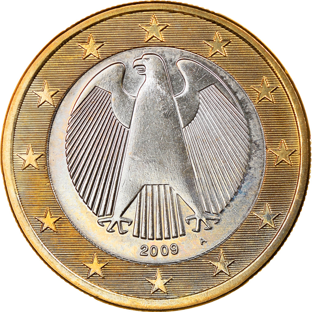 GERMANY - FEDERAL REPUBLIC, Euro, 2009, Berlin, MS(63), Bi-Metallic, KM:257