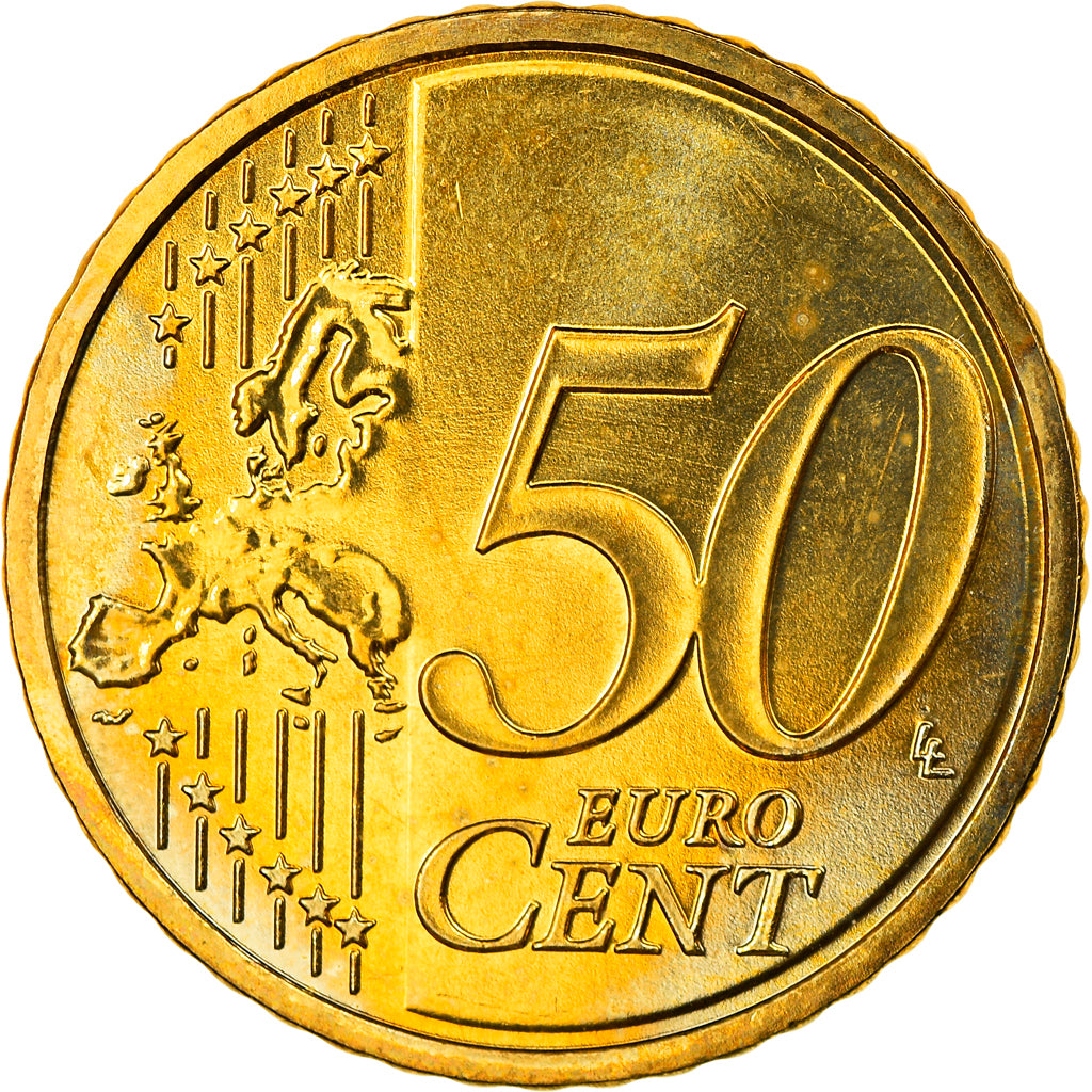 ALEMANHA - REPÚBLICA FEDERAL, 50 Euro Cent, 2009, Berlin, MS(63), Latão