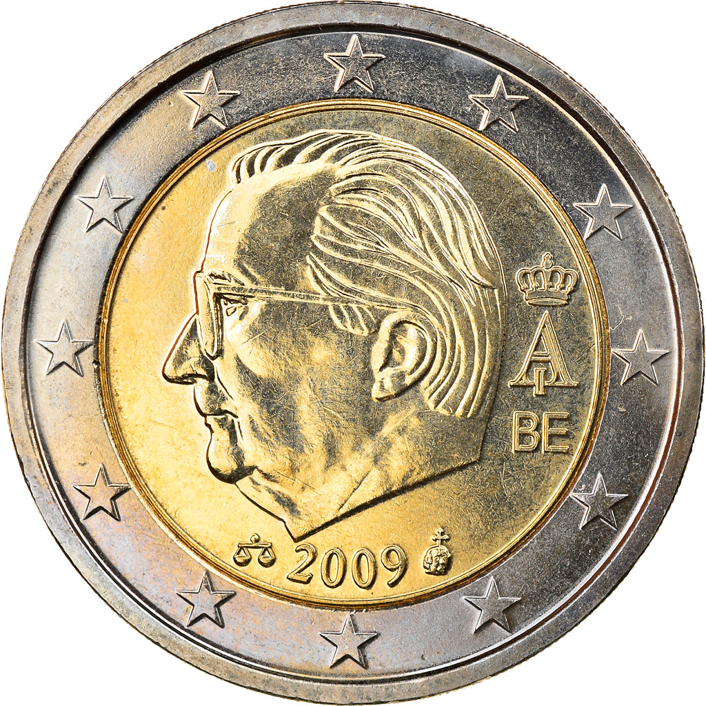 Belgium, 2 Euro, 2009, MS(63), Bi-Metallic, KM:281