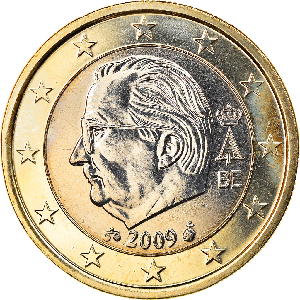 Belgien, Euro, 2009, Brussels, UNZ, Bi-Metallic, KM:280