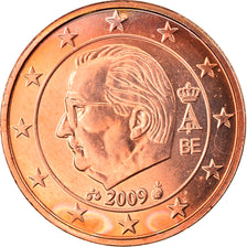 Belgium, 2 Euro Cent, 2009, MS(63), Copper Plated Steel, KM:275