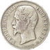 FRANCE, Napoléon III, 5 Francs, 1855, Strasbourg, KM #782.2, EF(40-45), Silver,